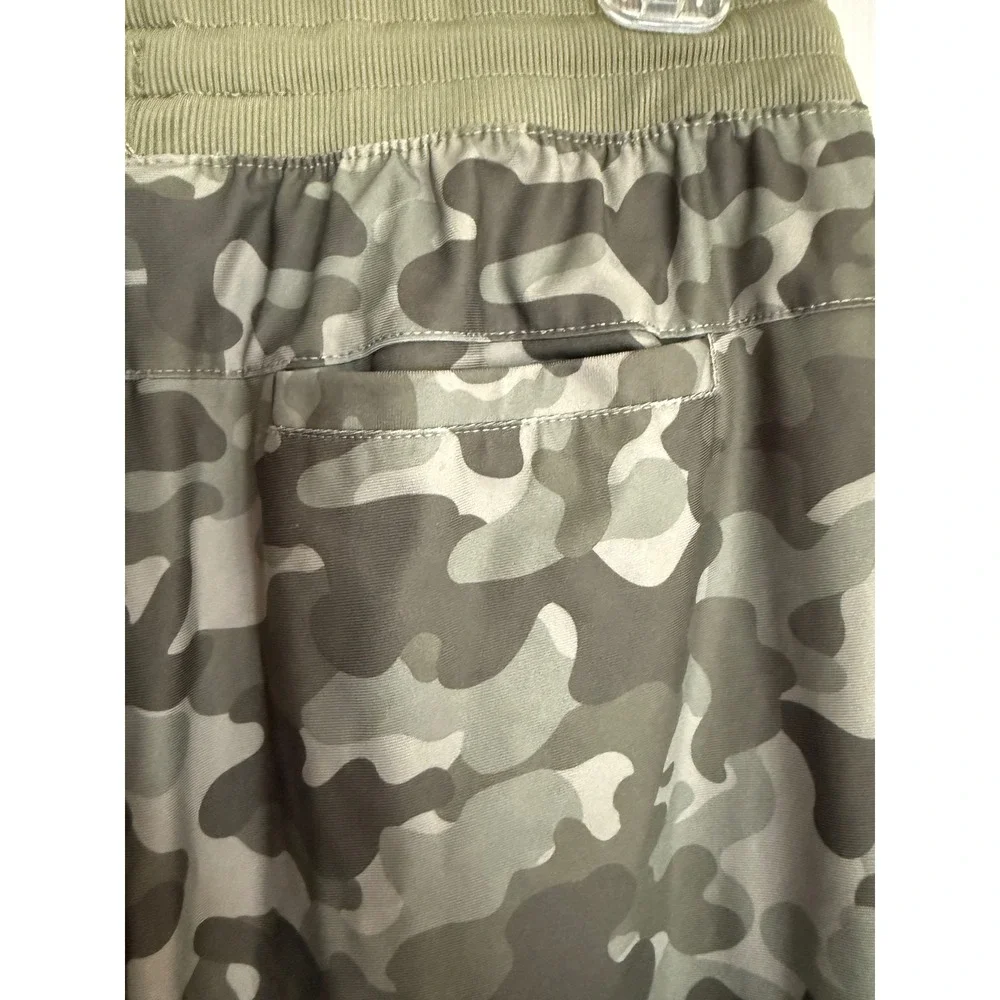 Wonder Nation Boys XL 14-16 Husky Camo Jogger Pants Green Camouflage Activewear